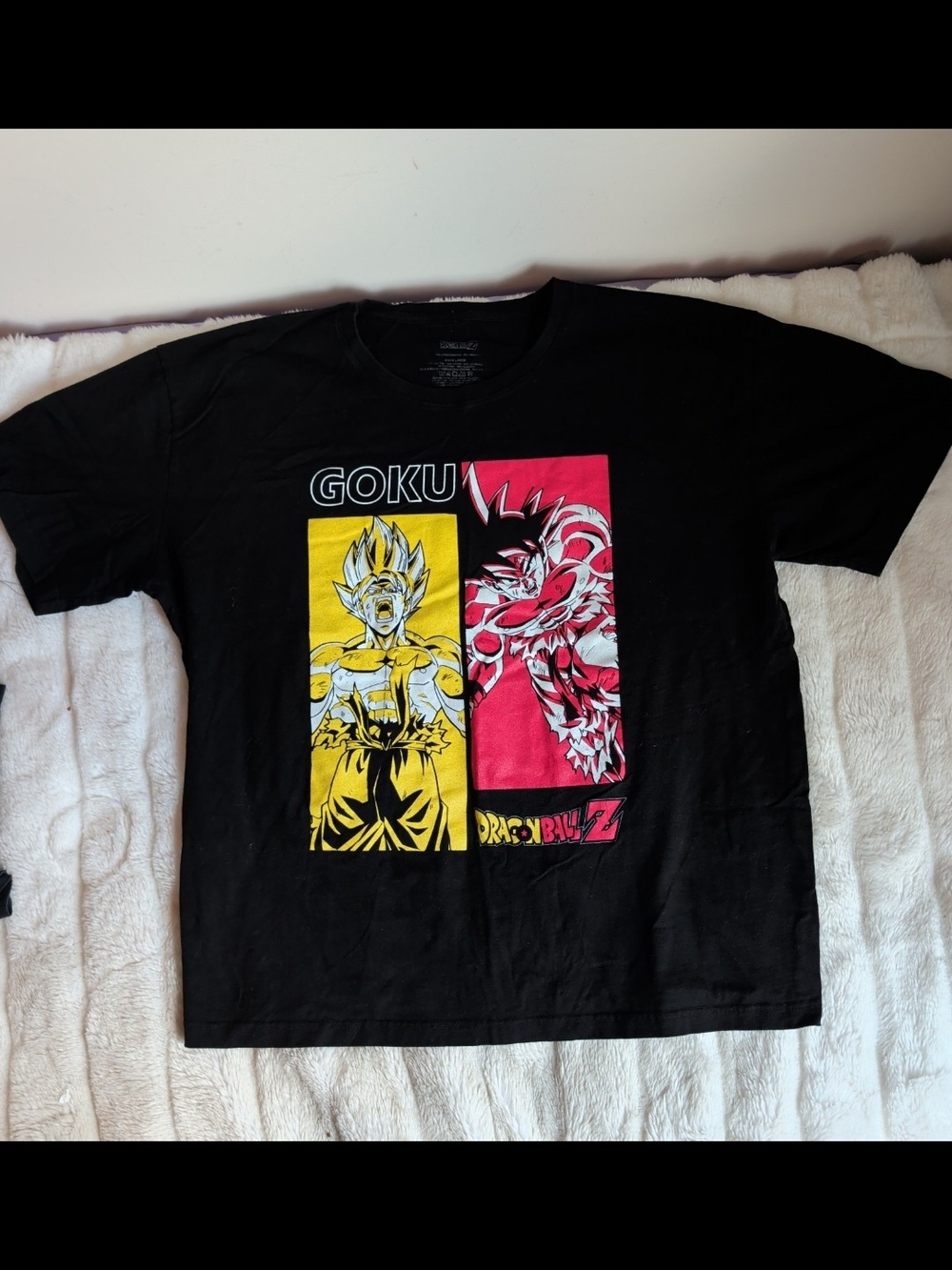 Dragon Ball Z Goku Black and Super Saiyan T-Shirt 4X